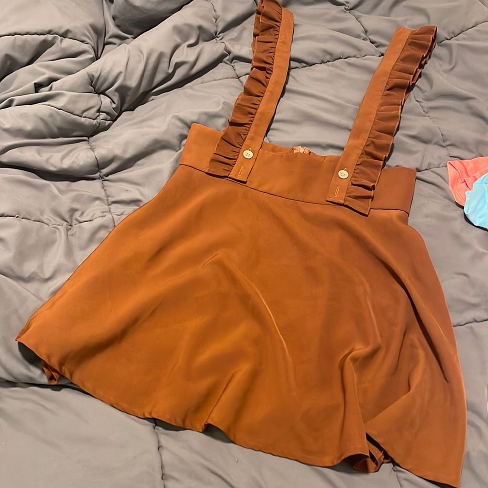 Shein Curve super cute skirt with suspenders